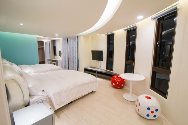 山水貝殼沙民宿-海景四人房-7