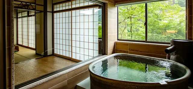 箱根湯本溫泉 仙景飯店｜箱根湯本站步行10分/近飛烟瀑布-石山｜附半露天浴池【不挑房】-1
