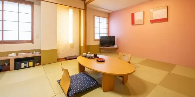 河口湖溫泉 足和田飯店｜河口湖景/富士山景/付費腳踏車租借-東館 和室【不挑房】-1