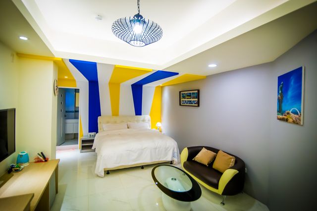 山水貝殼沙民宿-陽台雙人房-6