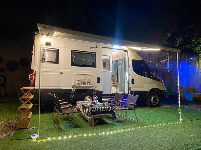 川夏野奢露營區丨獨家8折起！一泊二食神殿帳、豪華露營車-雙人自走式露營車-3