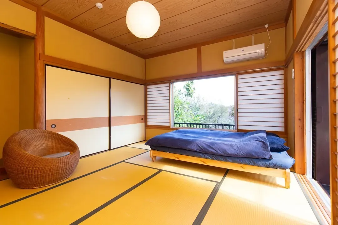 Cozy Villa ★Natural hot spring ★Stunning view of the suspension bridge ★Terrace BBQ