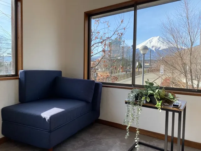 お部屋から見える富士山とっても綺麗ですよ♪