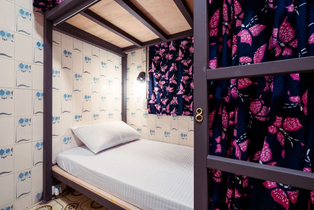 染城港女生房  female single bed backpacker room