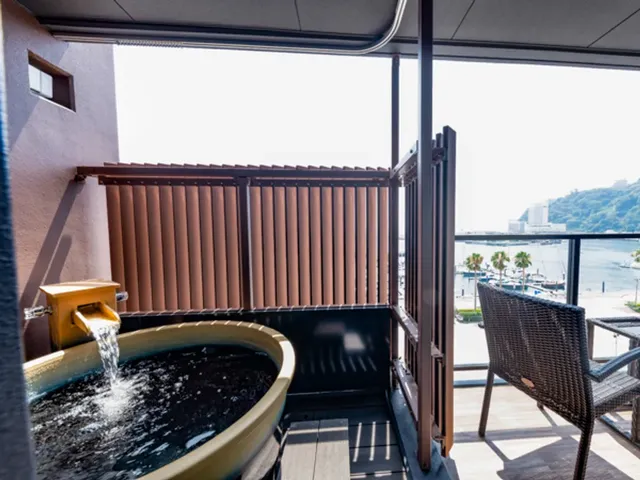 熱海LiVEMAX RESORT Sea Front|熱海站步行10分/太平洋景/熱海溫泉-海景精緻和洋套房:附露天浴池【不挑房】-5