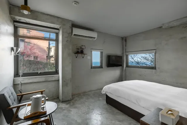 九份山經智能入住旅宿丨近九份老街-海景雙人房-1