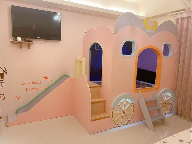 家有囍宿－親子首推！-親子三人房－公主馬車-4