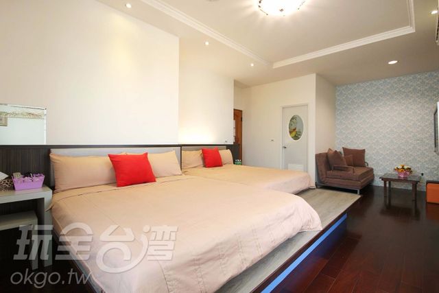 펑후 안상．안리．안짠 홈스테이 (Wuhu is on. Amway. Anzan Homestay)-Exquisite Quadruple Room-1