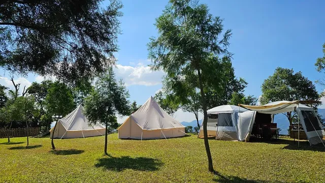 夏綠地露營區-【免裝備露營】毛孩鐘型帳｜可攜帶寵物-3