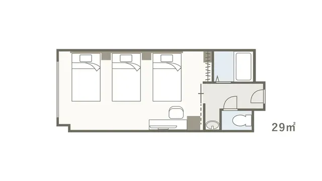 高山飛驒高山瓦特飯店及Spa｜高山站徒歩7分/三町古建築保存區徒步14分-三人房【不挑房】-3
