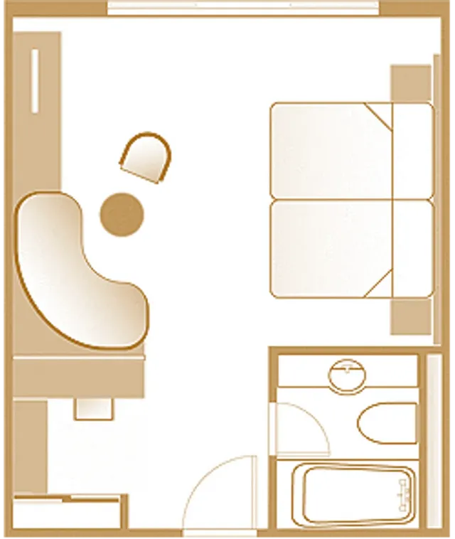 飛驒廣場飯店｜高山站徒歩5分/三町古建築保存區徒歩13分-喜多館＜優雅＞｜寬廣景觀豪華雙床房【不挑房】-6