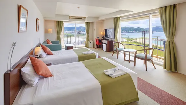 [Agarikan] Executive Ocean A high-class room boasting a view. (separate bathroom and toilet)