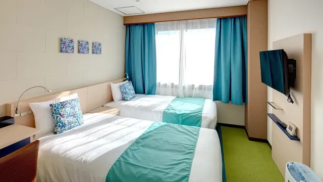 [Main building] Compact twin room Ideal for 1 or 2 people. A simple and functional guest room that is easy to use.