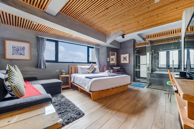 墾丁船帆石原宿｜國旅卡特約｜可包棟民宿-加大雙人床房-附陽台-8