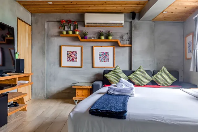 墾丁船帆石原宿｜國旅卡特約｜可包棟民宿-加大雙人床房-附陽台-9