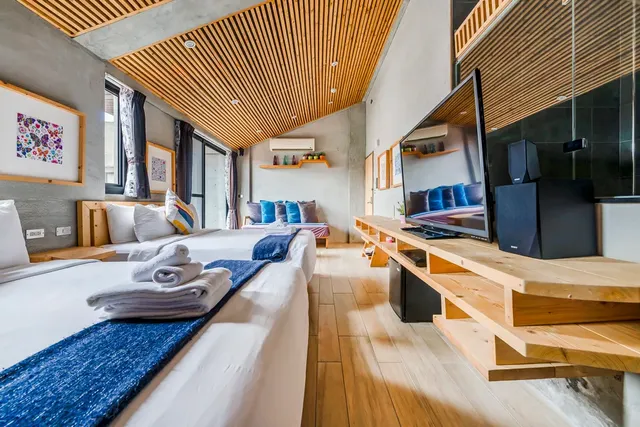 墾丁船帆石原宿｜國旅卡特約｜可包棟民宿-山景四人房-9