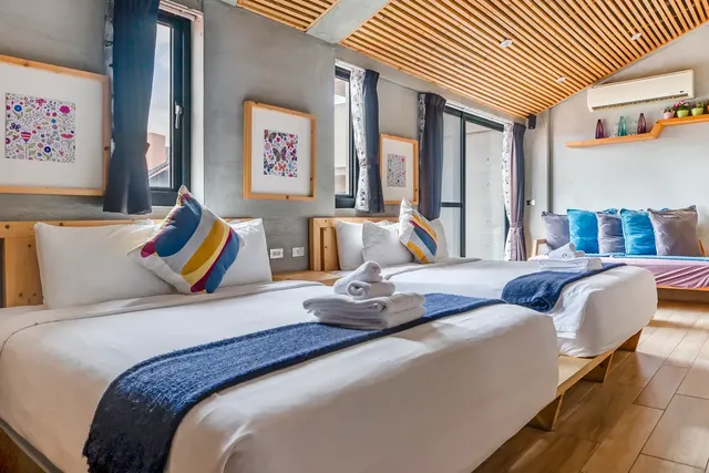 墾丁船帆石原宿｜國旅卡特約｜可包棟民宿-山景四人房-7