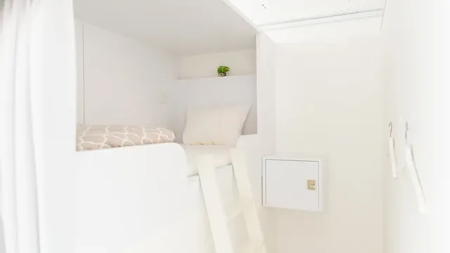 Casa Blanca青年旅館|新地中華街站步行3分/出島步行6分/近哥拉巴園-宿舍房(私人隔間)【不挑房】-4