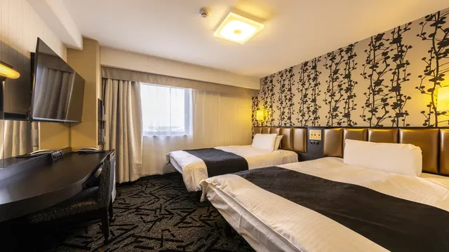 APA Hotel (Komatsu)-Twin Room Smoking-1