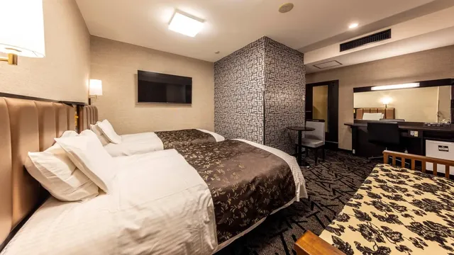 APA Hotel (Kagadaishoji Ekimae)-Deluxe Twin Room-1