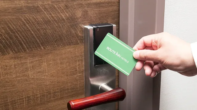 Card key (The lock can be unlocked by using the card key on the black board.)