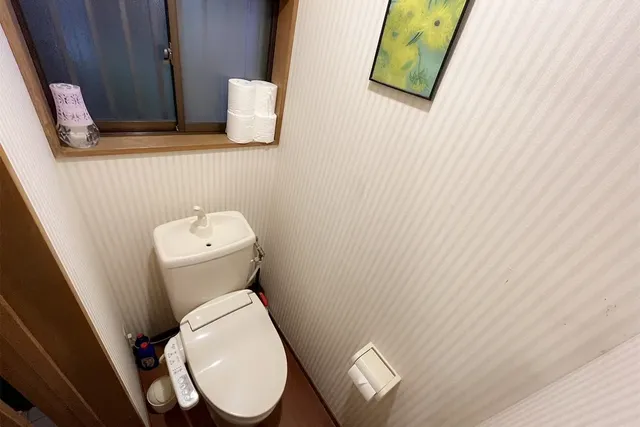 toilet on first floor