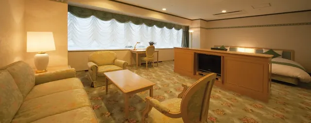 Niigata Grand Hotel-■ Top floor-Semi-suite ■ <53 square meters> Non-smoking Bandai Bridge view [Twin room] [Non-smoking] [Nightlife view]-4