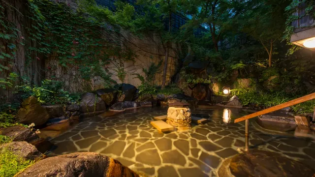 松泉閣 花月旅館｜越後湯澤站步行5分-立待ち月:和室附露天浴池【不挑房】-6