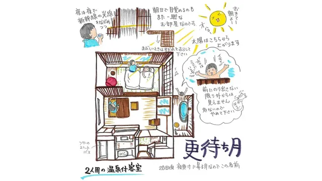 松泉閣 花月旅館｜越後湯澤站步行5分-更待ち月:和室附露天浴池【不挑房】-1