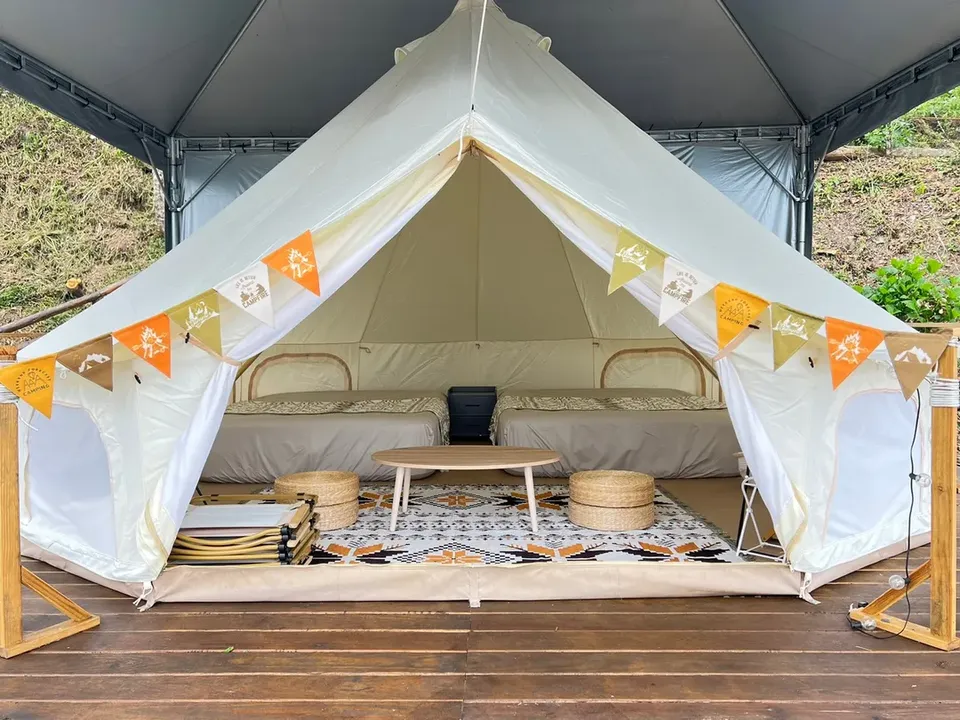 貝德拉蔓露營區 | 一泊三食豪華露營、全新上架、寵物友善-【懶人露營】勇士區|5米神殿帳(2~5人)-2