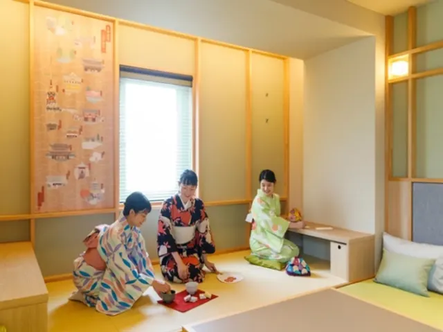 【星野集團】OMO5 京都祇園｜祇園四條站徒歩5分/八坂神社徒歩1分-塌塌米雙人房: 4人入住【不挑房】-5