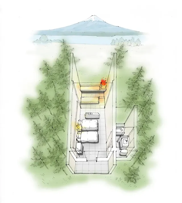 【星野集團】虹夕諾雅 富士｜富士山景/河口湖站開車20分/近河口湖-T小屋【不挑房】-3