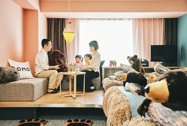 【星野集團】OMO7 旭川｜旭川站步行13分/旭山動物園來回免費巴士 (冬季限定)-蝦夷棕熊房【不挑房】-4