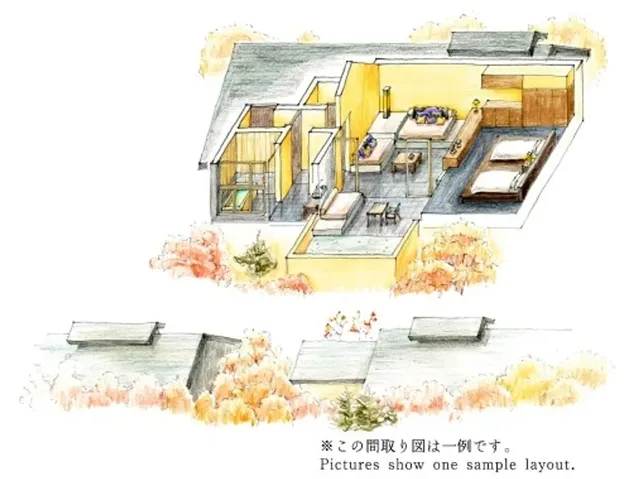 【星野集團】虹夕諾雅 輕井澤｜免費車站接駁(需預約) /榆樹街小鎮徒步4分-山路地房: 2F，最多2人【不挑房】-5