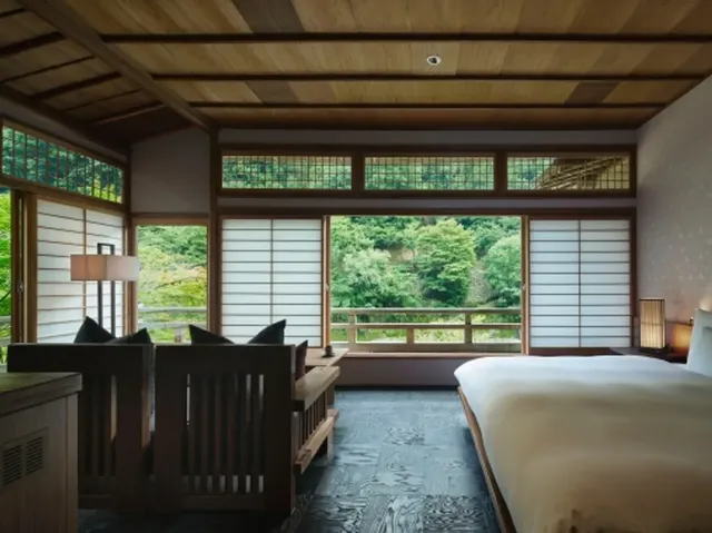 【星野集團】虹夕諾雅 京都｜嵐山站徒步10分/天龍寺徒步10分-谷霞雙人房: 特大雙人床【不挑房】-2