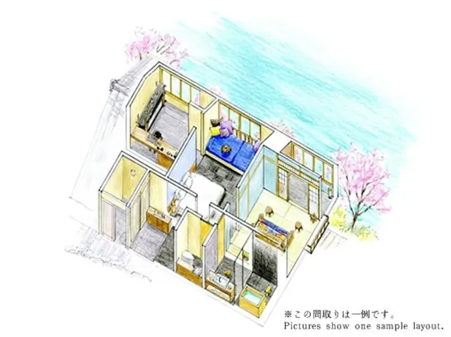 【星野集團】虹夕諾雅 京都｜嵐山站徒步10分/天龍寺徒步10分-月橋雙人房: 特大雙人床【不挑房】-4