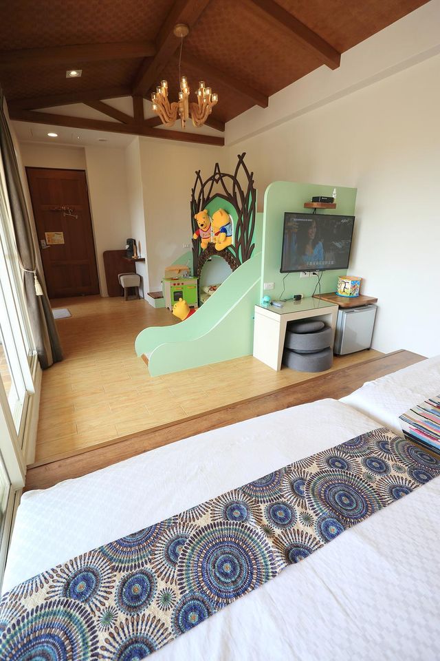 宜蘭FUN輕鬆溜滑梯渡假會館-峇里島 四人房-7
