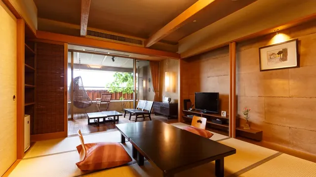 Hoshi no Wing A type suite with open-air bath Japanese and Western room