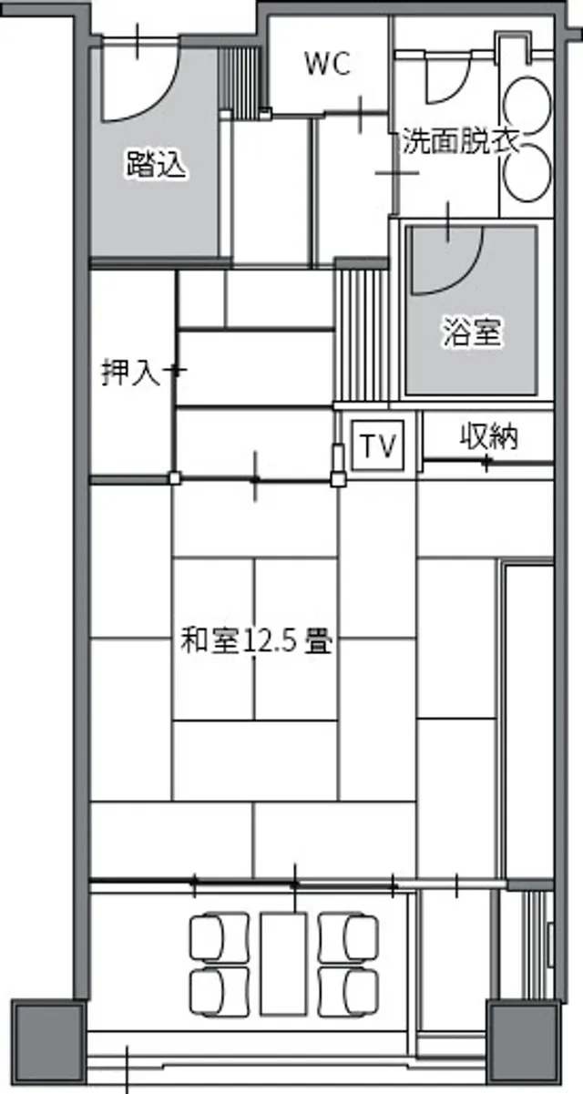 山代溫泉 瑠璃光-月棟B型標準和室【不挑房】-4