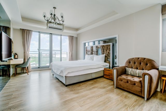 오션 파티 페밀리 펀 홈스테이 (Ocean Party Family Fun Homestay)-Deluxe Sea View Double Room With Balcony-Happiness-2
