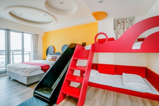 오션 파티 페밀리 펀 홈스테이 (Ocean Party Family Fun Homestay)-Sea View Family Room With Balcony-childlike innocence-3