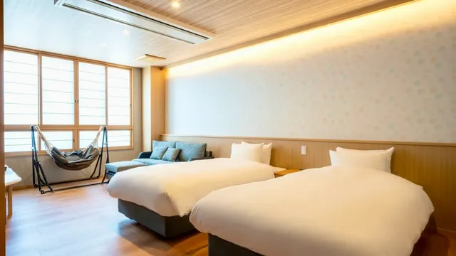 [Barrier-free Suite Twin] With steam sauna/Non-smoking