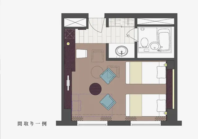 Kochi Hotel-Standard Twin Room B 32 Sq M -Smoking-4