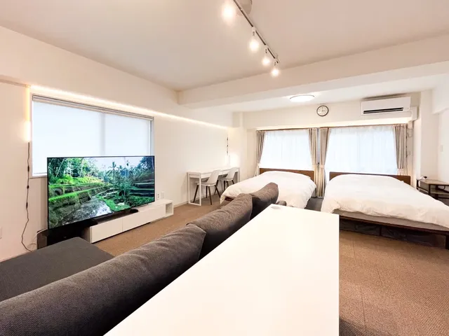GoenStay｜Harajuku. Takashita. Ometosando walk 5mins-1A New Open Harajuku Family Room 5-6 People-1