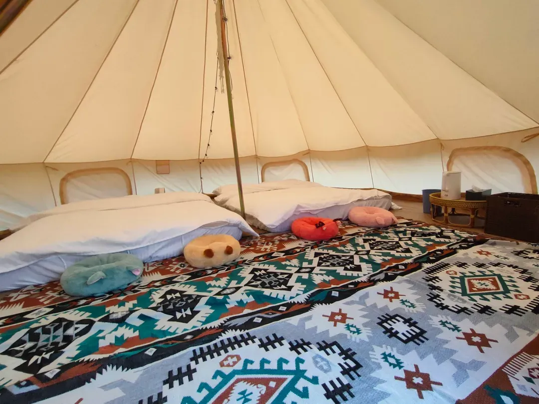 森林寓露營區|親子友善空間、鄰近日月潭、九族文化村-【懶人露營】鐘型帳 (神殿區)-2