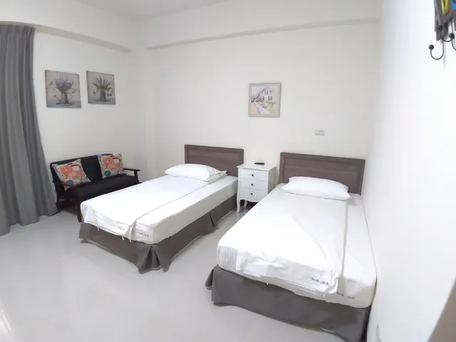 曼曼旅宿 | 8-15人台東包棟 | 知本地區-雙人房(單人床x2)-1