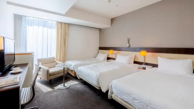 札幌格拉斯麗飯店｜札幌站步行1分/直通地下購物商場-三人房 - 禁菸  22平方公尺｜可帶不佔床兒童(0-6歲)3位【不挑房】-1