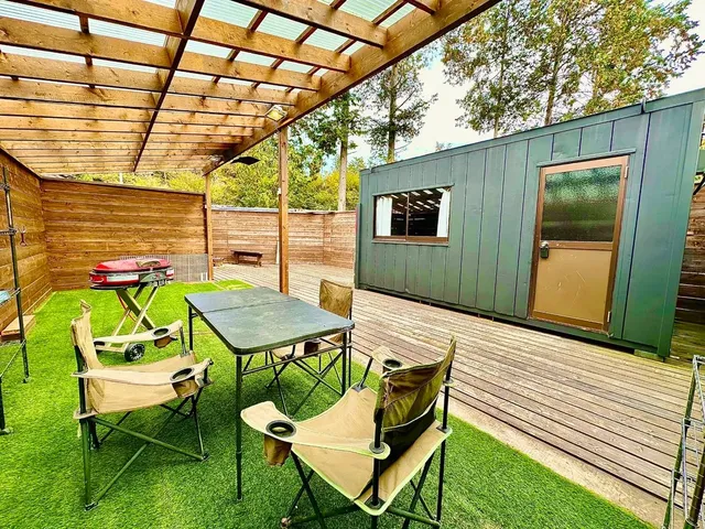 BULLs Camp｜富士山麓/寵物OK/河口湖站車程7分-【Only 1 pair per day】Premium villa, a private space where you can enjoy an extraordinary experience (with tent sauna, pets OK!)-1