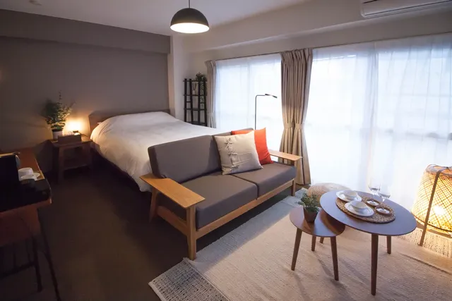 GoenStay｜Harajuku. Takashita. Ometosando walk 5mins-2A Cozy Couple Suite-4