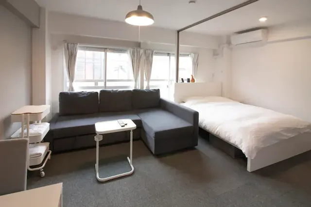 GoenStay｜Harajuku. Takashita. Ometosando walk 5mins-2B Cozy 3-4 People Family Room-3